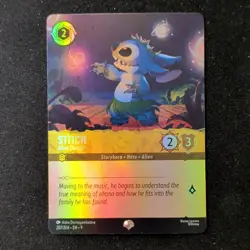 Disney Lorcana Stitch - Alien Dancer 207/204 Character Holo English Card EPIC - Image 1