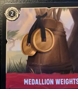 Medallion Weights 134/204 Uncommon Fabled Disney Lorcana TCG - Image 2