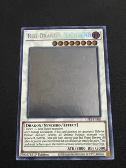 Yugioh Yu-Gi-Oh! Red Dragon Archfiend GFP2-EN182 1st Edition Ghost Rare NM - Image 1
