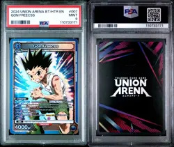 2024 Union Arena Hunter X Hunter Gon Freecss UE02BT/HTR-1-007 PSA 9 - Image 3