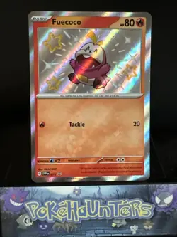 Pokemon Card Fuecoco SVP 079 Black Star Promo Scarlet & Violet Shiny Rare NM - Image 1