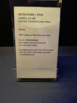 Android Netrunner Data Pack | Second Thoughts (CARDS ONLY - with 2 damaged cards - Image 3