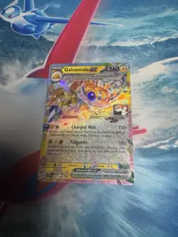 Galvantula EX 051/142 Prize Pack Series Play Stamped Pokemon Card - Image 1