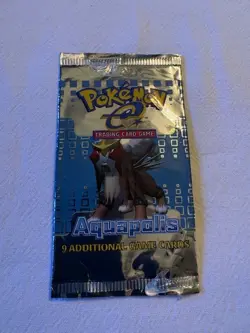 EMPTY Pokemon Aquapolis Booster Pack Entei Art - NO CARDS! - Image 1
