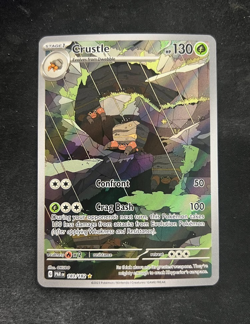 Crustle 183/182 Scarlet & Violet Paradox Rift Pokemon Card NM Pack Fresh - Image 1