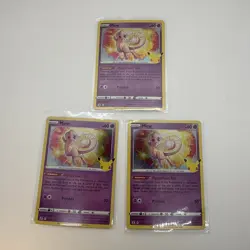 ✨3 Pokemon Celebrations Set! Mew 011/025 Holo Rare Card! Near Mint - Mint! ✨ - Image 1