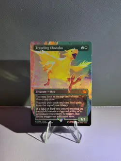Traveling Chocobo (Borderless) Final Fantasy Foil - Image 1