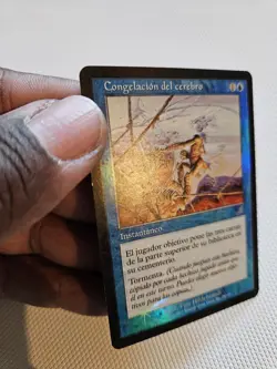 Brain Freeze Scourge Foil Lightly Played MTG Portuguese Foil - Image 2
