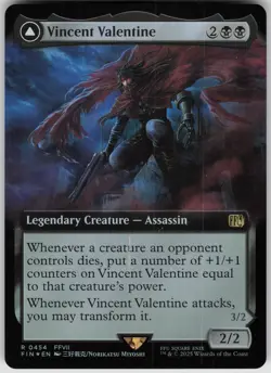 MTG Vincent Valentine (Extended Art) Foil NM FINAL FANTASY Magic 454 - Image 1