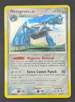 Pokemon Card Metagross 10/146 Holo Legends Awakened - Moderately Played - Image 1