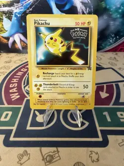 Pikachu - Normal #4 Warner Bros Movie Black Star Promo Pokemon TCG - Image 1