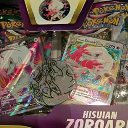 Pokemon Hisuian Zoroark VStar Premium Collection Sealed TCG NEW 2022 - Image 2