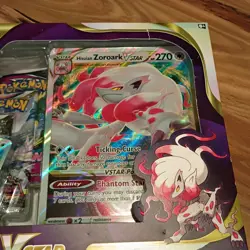 Pokemon Hisuian Zoroark VStar Premium Collection Sealed TCG NEW 2022 - Image 4