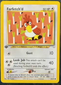 Pokemon TCG | Farfetch'd 43/64 | Neo Revelation 1st Edition | NM - Image 1