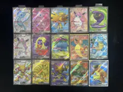 2025 Pokemon PTCG S.Chinese 151C 186/151 SR Ninetales Mew ex Holo Lot*15 LU57 - Image 2