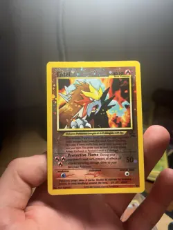 Pokemon Entei 34 Wizards Black Star Promos Reverse Holo Promo Black Star - Image 1