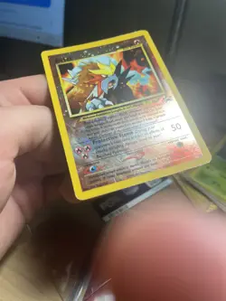 Pokemon Entei 34 Wizards Black Star Promos Reverse Holo Promo Black Star - Image 3