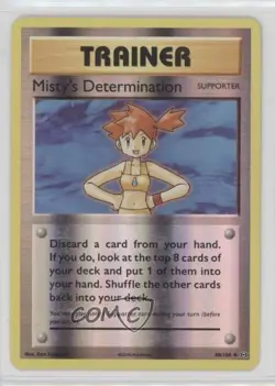 Misty's Determination Reverse Foil Pokemon XY Evolutions 20th Anniversary #80 - Image 1