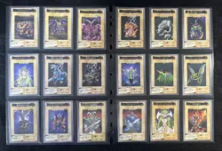 Yugioh Carddass Japanese Bandai Complete 119 Set 1-118 1998 1999 Vintage - Image 2