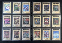 Yugioh Carddass Japanese Bandai Complete 119 Set 1-118 1998 1999 Vintage - Image 4