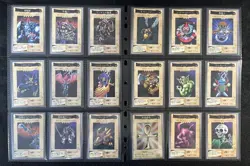 Yugioh Carddass Japanese Bandai Complete 119 Set 1-118 1998 1999 Vintage - Image 5