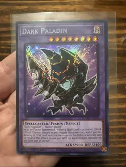 *** DARK PALADIN *** 1ST EDITION SECRET RARE (CHIBI) BLMM-EN008 YUGIOH! - Image 1