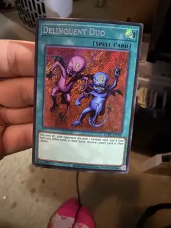 YuGiOh! Delinquent Duo LCKC-EN101 Legendary Collection Kaiba Secret Rare - Image 1