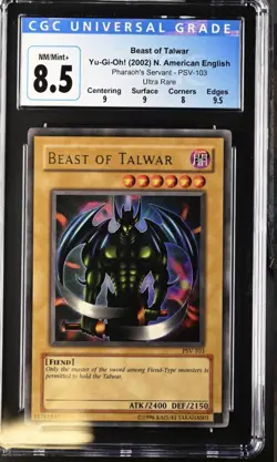 PSA 8.5 MINT 2002 Beast of Talwar PSV-103 Ultra Rare 1st Edition *7458 Yugioh - Image 1