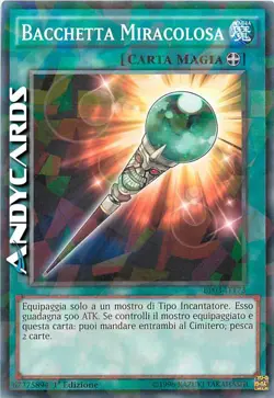 BACCHETTA MIRACOLOSA (Wonder Wand) • Shatterfoil • BP03 IT173 • YUGIOH ANDYCARDS - Image 1