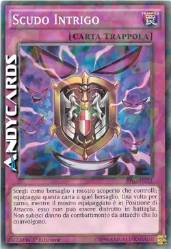 SCUDO INTRIGO • (Intrigue Shield) • Shatterfoil • BP03 IT231 • YUGIOH! ANDYCARDS - Image 1