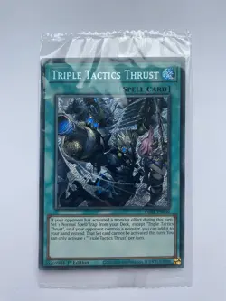 Yu-Gi-Oh Triple Tactics Thrust Secret Rare CH01-EN030 English Sealed - Image 1