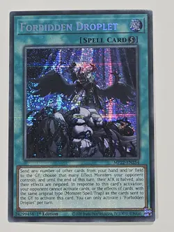 Yu-Gi-Oh Forbidden Droplet - MP22-EN254 - Secret Rare 1st Edition NM Pack Fresh - Image 2