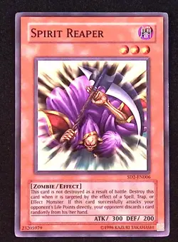 Spirit Reaper YuGiOh Structure Deck: Zombie Madness Zombie Effect Common - Image 1