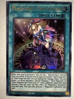 Magician's Salvation MP21-EN256 Ultra Rare 1st Edition Near Mint YuGiOh - Image 1