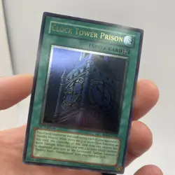 Yugioh Clock Tower Prison EOJ-EN048 Ultimate Rare 1st Ed Very Light play - Image 2