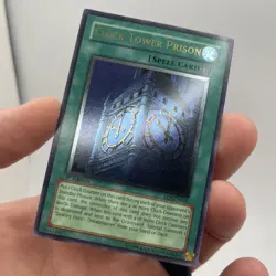 Yugioh Clock Tower Prison EOJ-EN048 Ultimate Rare 1st Ed Very Light play - Image 4