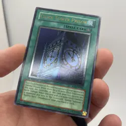 Yugioh Clock Tower Prison EOJ-EN048 Ultimate Rare 1st Ed Very Light play - Image 5