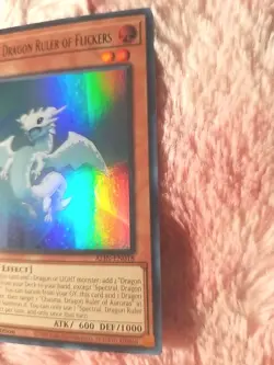 Yu-gi-oh! Spectral, Dragon Ruler Of Flickers Rare 1st Edition ALIN-EN018 Card - Image 3