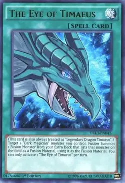 1x The Eye of Timaeus | DRL3-EN045 | UR | 1st Ed | NM | YuGiOh - Image 1