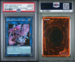 PSA 10 2022 YU-GI-OH! BATTLES OF LEGEND CRYSTALREVENGE 1ST EDIT EVIL TWN KI-SIKI - Image 3