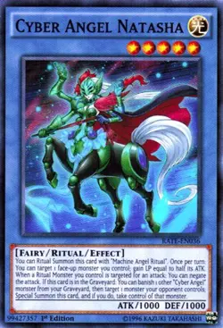 Cyber Angel Natasha-Super Rare - Unlimited - RATE-EN036 - Raging Tempest - NM - Image 1
