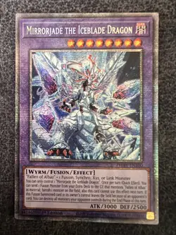 Yugioh Mirrorjade The Iceblade Dragon PHHY-EN100 1st Edition Starlight Rare NM - Image 1