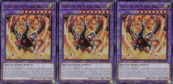 3x Lubellion the Searing Dragon | SDAZ-EN042 | UR | 1st Ed | NM | YuGiOh - Image 1