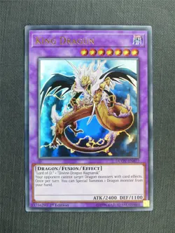 King Dragun DUOV Ultra Rare - 1st ed - Yugioh Cards #2Y3 - Image 1