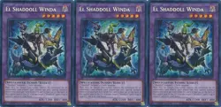 3x El Shaddoll Winda | RA04-EN052 | SCR | 1st Ed | NM | YuGiOh - Image 1