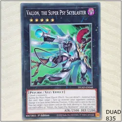 Vallon, the Super Psy Skyblaster - DUAD-EN048 - Common 1st Edition Yugioh - Image 1