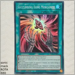 Succumbing-Song Morganite - ROTA-EN065 - Super Rare 1st Edition Yugioh - Image 1