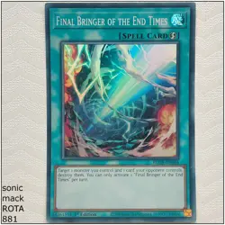 Final Bringer of the End Times - ROTA-EN064 - Super Rare 1st Edition Yugioh - Image 1