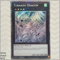 Tornado Dragon - RA04-EN289 - Platinum Secret Rare 1st Edition Yugioh - Image 1
