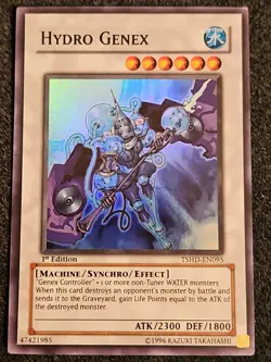 Yu-Gi-Oh! Hydro Genex TSHD-EN095 1st Edition Super Rare NM - Image 1